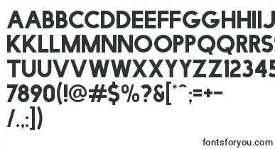 FacileSans font – Fonts Gothic