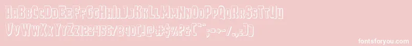 Demonpriest3D Font – White Fonts on Pink Background