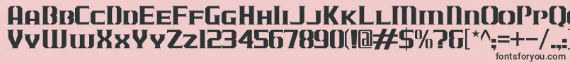 fuente JLogCameronEdgeSmallCaps – Fuentes Negras Sobre Fondo Rosa