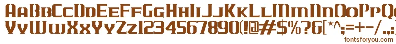 JLogCameronEdgeSmallCaps Font – Brown Fonts on White Background