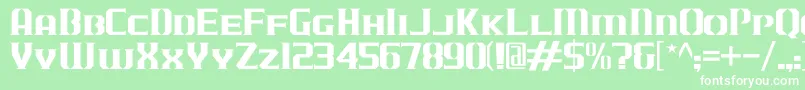 JLogCameronEdgeSmallCaps Font – White Fonts on Green Background