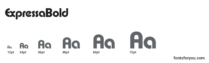 ExpressaBold Font Sizes