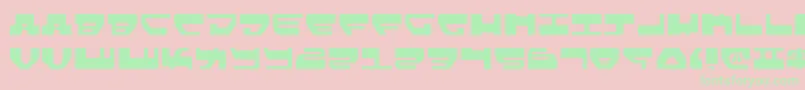 Lovev2l Font – Green Fonts on Pink Background