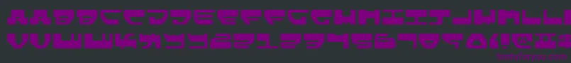 Lovev2l-fontti – violetit fontit mustalla taustalla