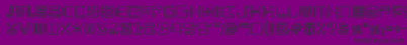 MaximageZhilong Font – Black Fonts on Purple Background