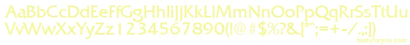 QuadratLight Font – Yellow Fonts