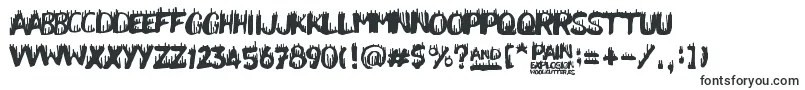 PainExplosion-Schriftart – Schriftarten, die mit P beginnen