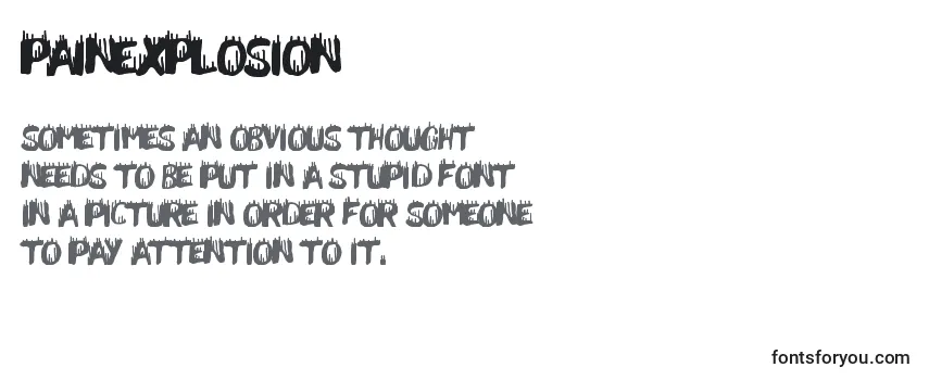Review of the PainExplosion Font