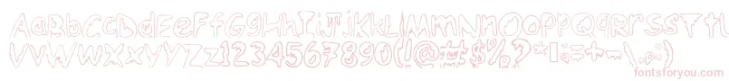 Шрифт Emoo – розовые шрифты