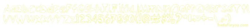 Emoo-Schriftart – Gelbe Schriften