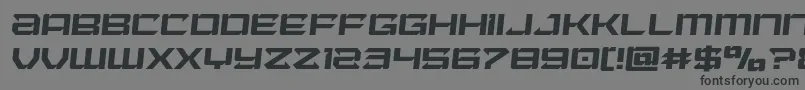 Laserwolfsemital-fontti – mustat fontit harmaalla taustalla
