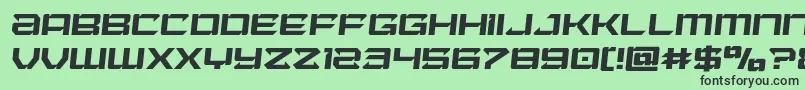 Laserwolfsemital Font – Black Fonts on Green Background