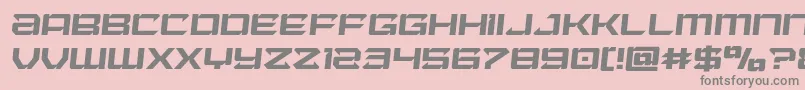 fuente Laserwolfsemital – Fuentes Grises Sobre Fondo Rosa