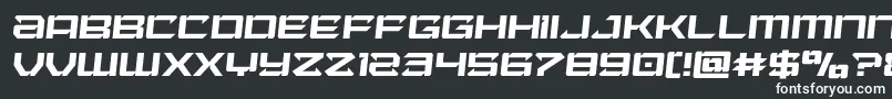 Laserwolfsemital-fontti – valkoiset fontit