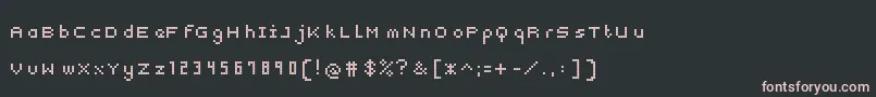 Snap2Grid Font – Pink Fonts on Black Background