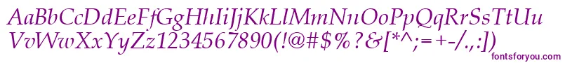 More about QueensI Font QueensI Font – Purple Fonts on White Background