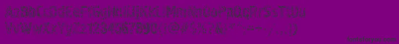 Pollock4ctt Font – Black Fonts on Purple Background