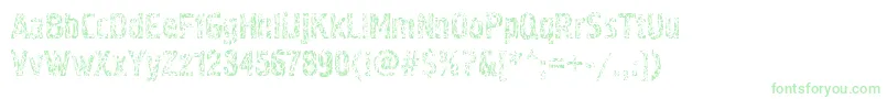 Weitere Informationen zur Pollock4ctt-Schriftart Pollock4ctt-Schriftart – Grüne Schriften
