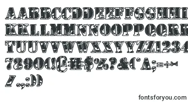 1stcav2 font – vector Fonts