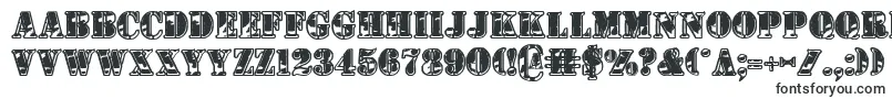 Шрифт 1stcav2 – военные шрифты