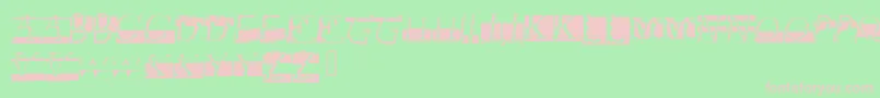 More about Glitch Font Glitch Font – Pink Fonts on Green Background
