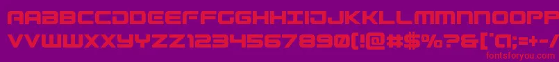Más sobre la fuente Gunshipcond fuente Gunshipcond – Fuentes Rojas Sobre Fondo Morado