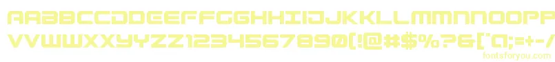 Gunshipcond Font – Yellow Fonts