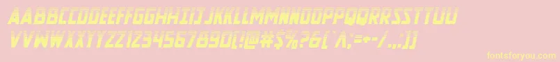 Newcomictitlehalfital Font – Yellow Fonts on Pink Background