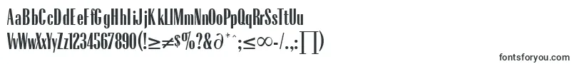 Шрифт RadiusRegularDb – типографские шрифты