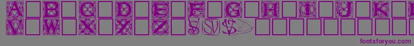 VarahRegular Font – Purple Fonts on Gray Background