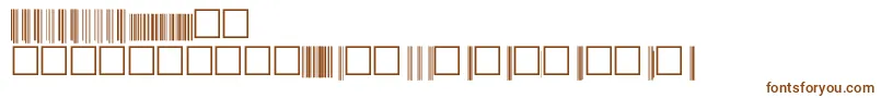 フォントV200013 – 白い背景に茶色のフォント