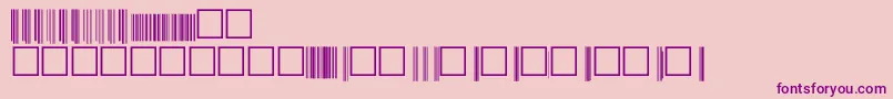 V200013 Font – Purple Fonts on Pink Background