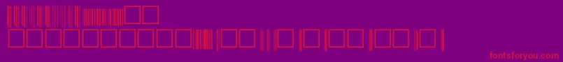 V200013フォントについての詳細 フォントV200013 – 紫の背景に赤い文字