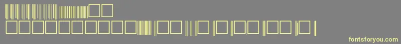 V200013 Font – Yellow Fonts on Gray Background