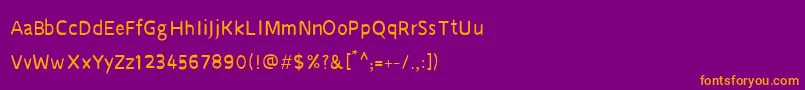 Подробнее о шрифте CruSarawut57 Шрифт CruSarawut57 – оранжевые шрифты на фиолетовом фоне