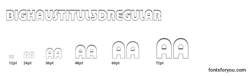 Bighaustitul3DRegular Font Sizes