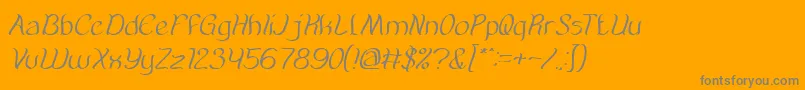 Подробнее о шрифте AmazingSymphonyItalic Шрифт AmazingSymphonyItalic – серые шрифты на оранжевом фоне