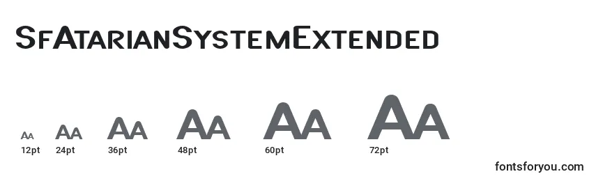 SfAtarianSystemExtended Font Sizes