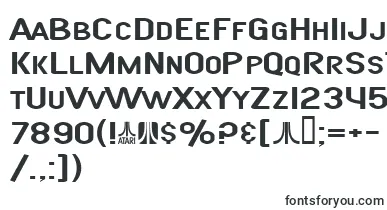  SfAtarianSystemExtended font