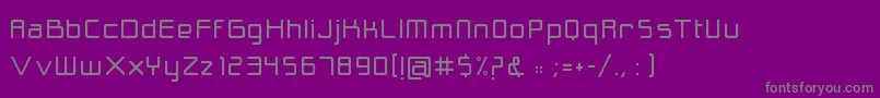 Шрифт Cynthe – серые шрифты на фиолетовом фоне