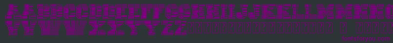 VtksUniversity Font – Purple Fonts on Black Background