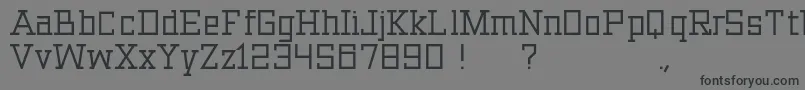 Archibald Font – Black Fonts on Gray Background