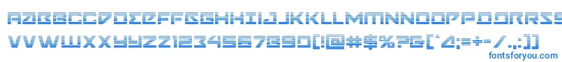 Navycadetgrad-Schriftart – Blaue Schriften