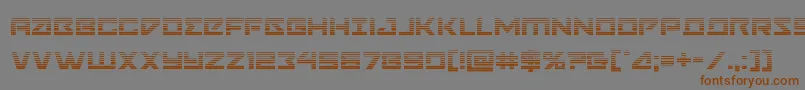Navycadetgrad Font – Brown Fonts on Gray Background