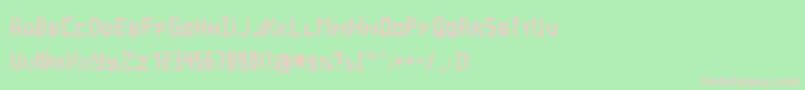 fuente Cyrbit – Fuentes Rosadas Sobre Fondo Verde