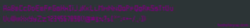 Cyrbit Font – Purple Fonts on Black Background