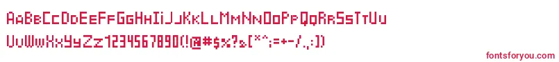 フォントCyrbit – 赤い文字