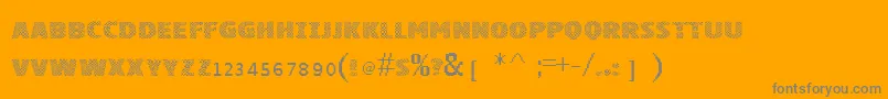 fuente Vtkssquares – Fuentes Grises Sobre Fondo Naranja