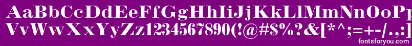 InflexmtstdBold Font – White Fonts on Purple Background