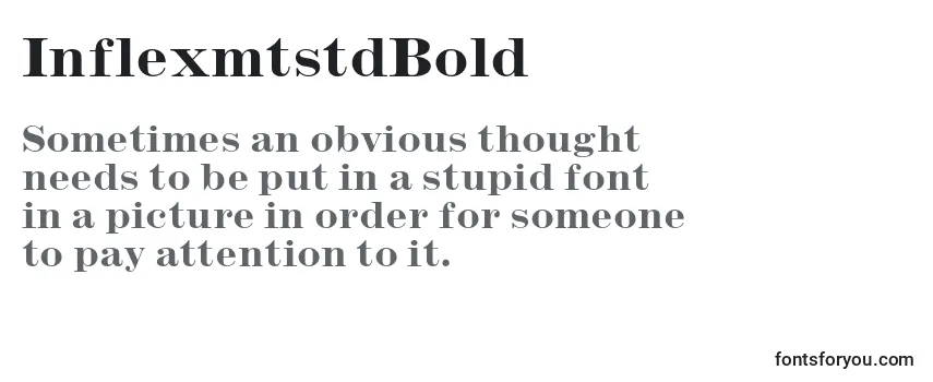Review of the InflexmtstdBold Font